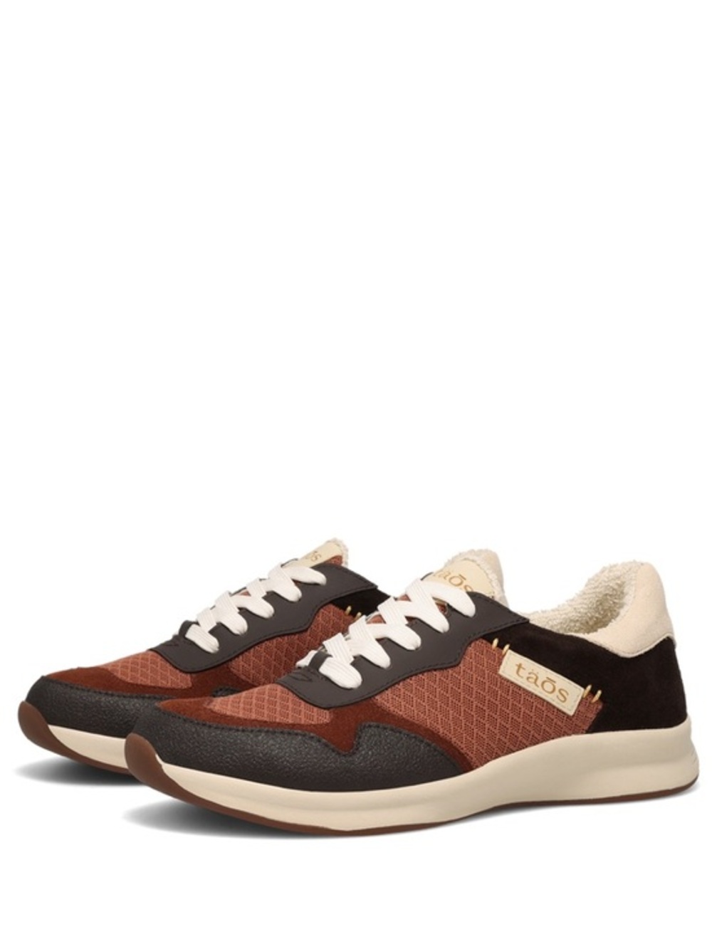 Taos Womens Detour Sneakers in Cocoa Multi Size 9  New